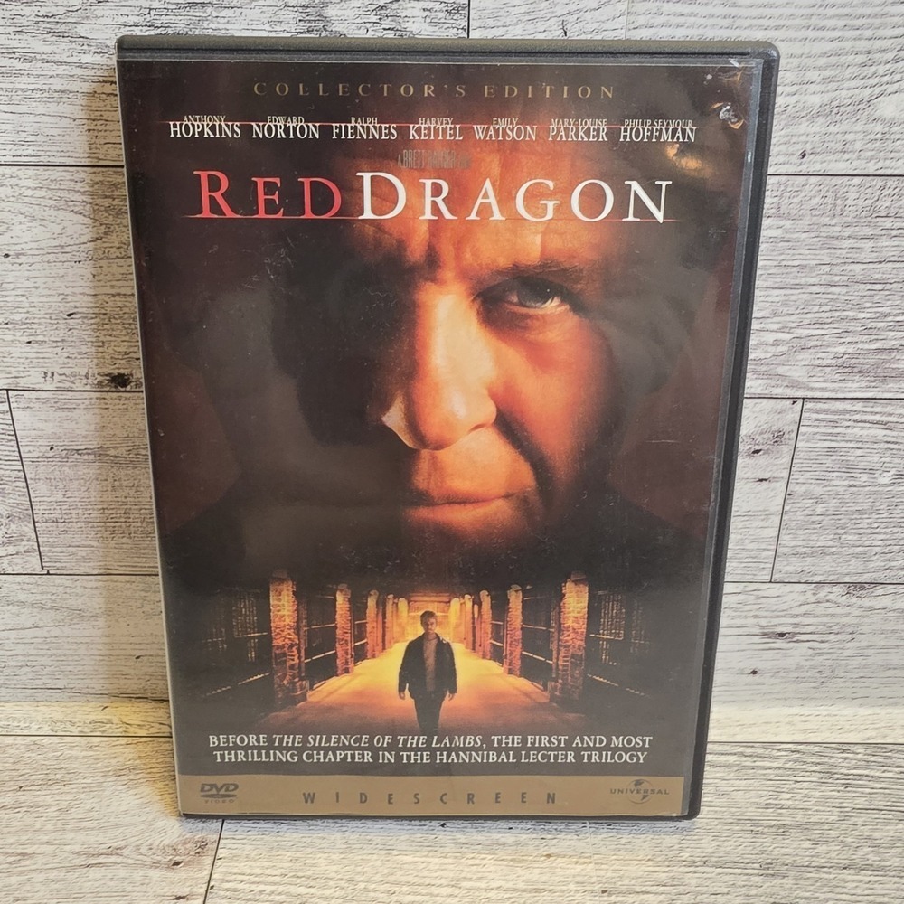 Red Dragon (DVD, 2002) Widescreen Anthony Hopkins Edward Norton